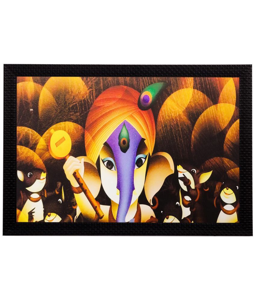     			eCraftIndia Wood Art Prints With Frame Single Piece