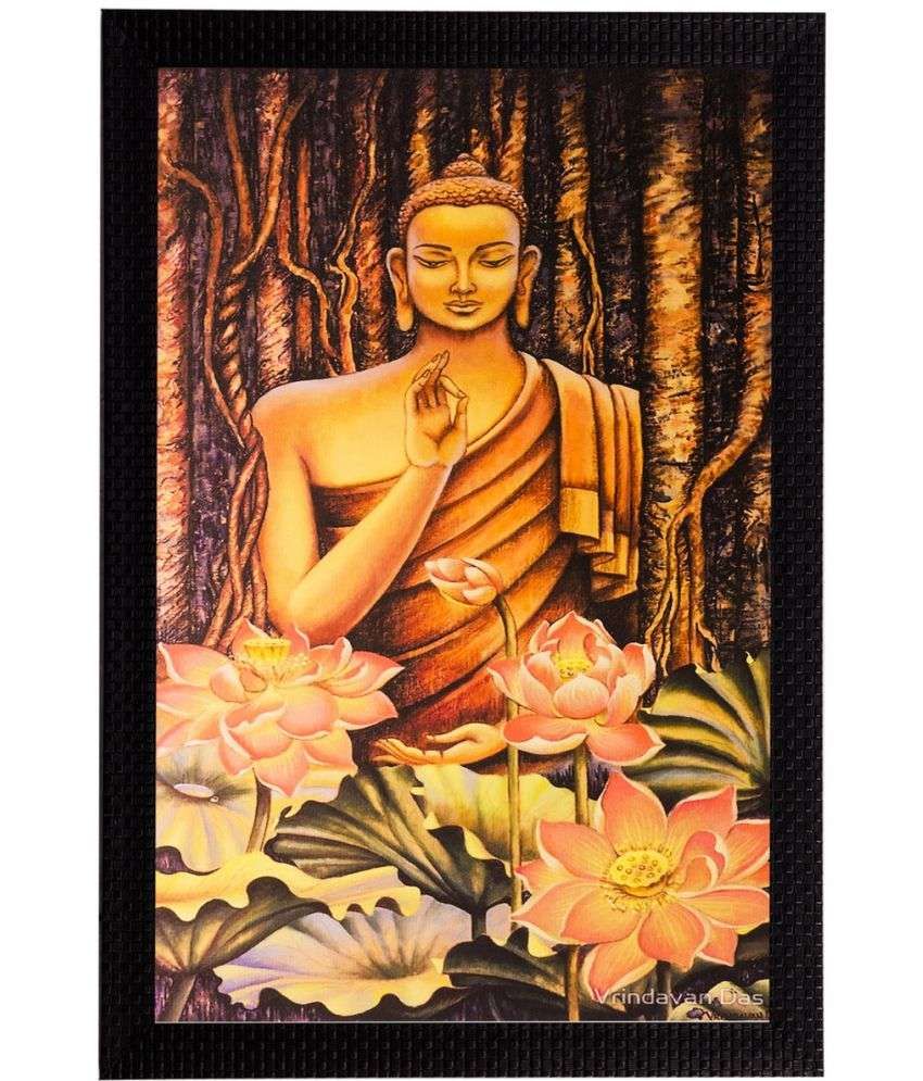     			eCraftIndia Wood Art Prints With Frame Single Piece