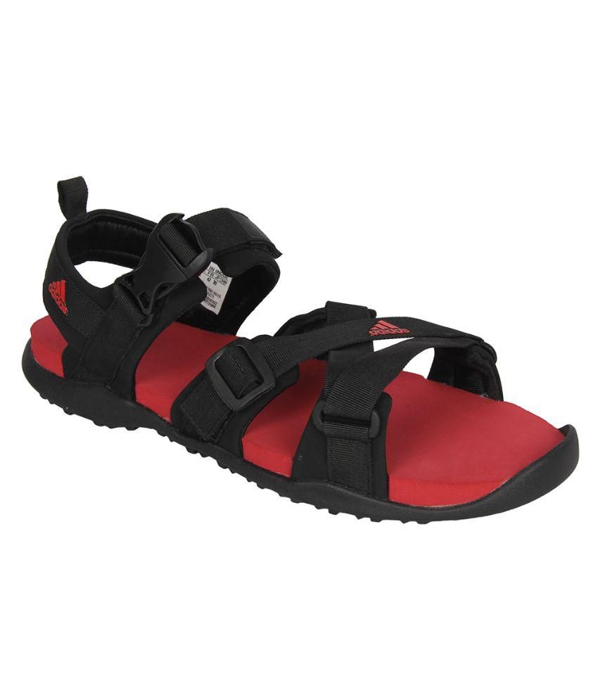 Adidas GLADI M Black Floater Sandals 