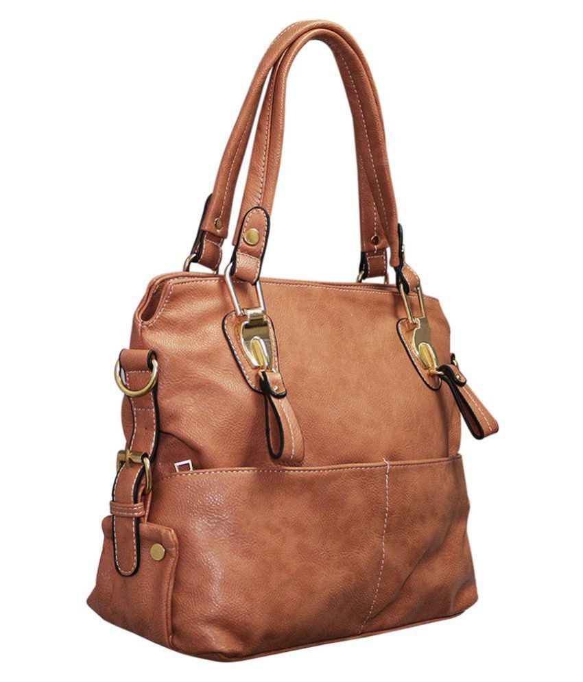 Diva Brown Pure Leather Shoulder Bag - Buy Diva Brown Pure Leather ...