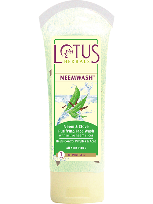 lotus face wash for pimples