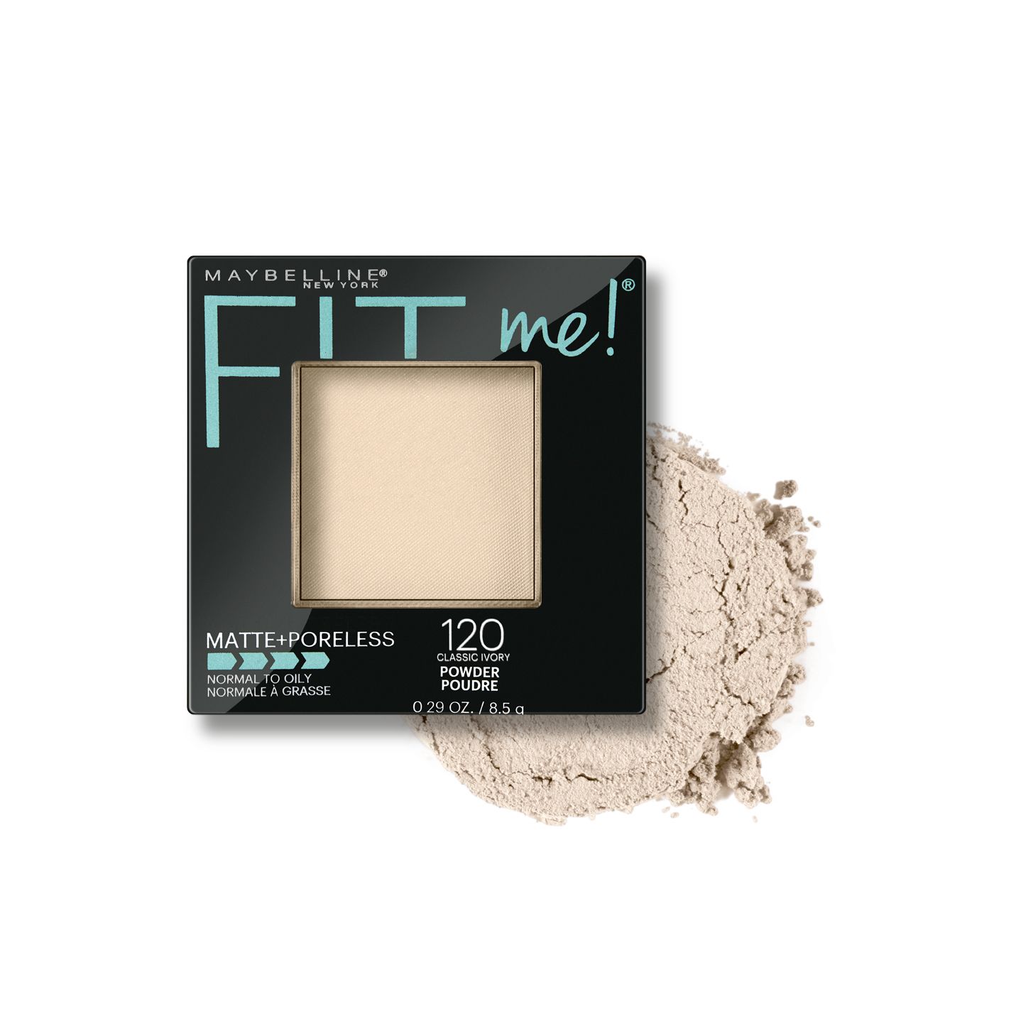 maybelline fit me pressed powder classic ivory 120