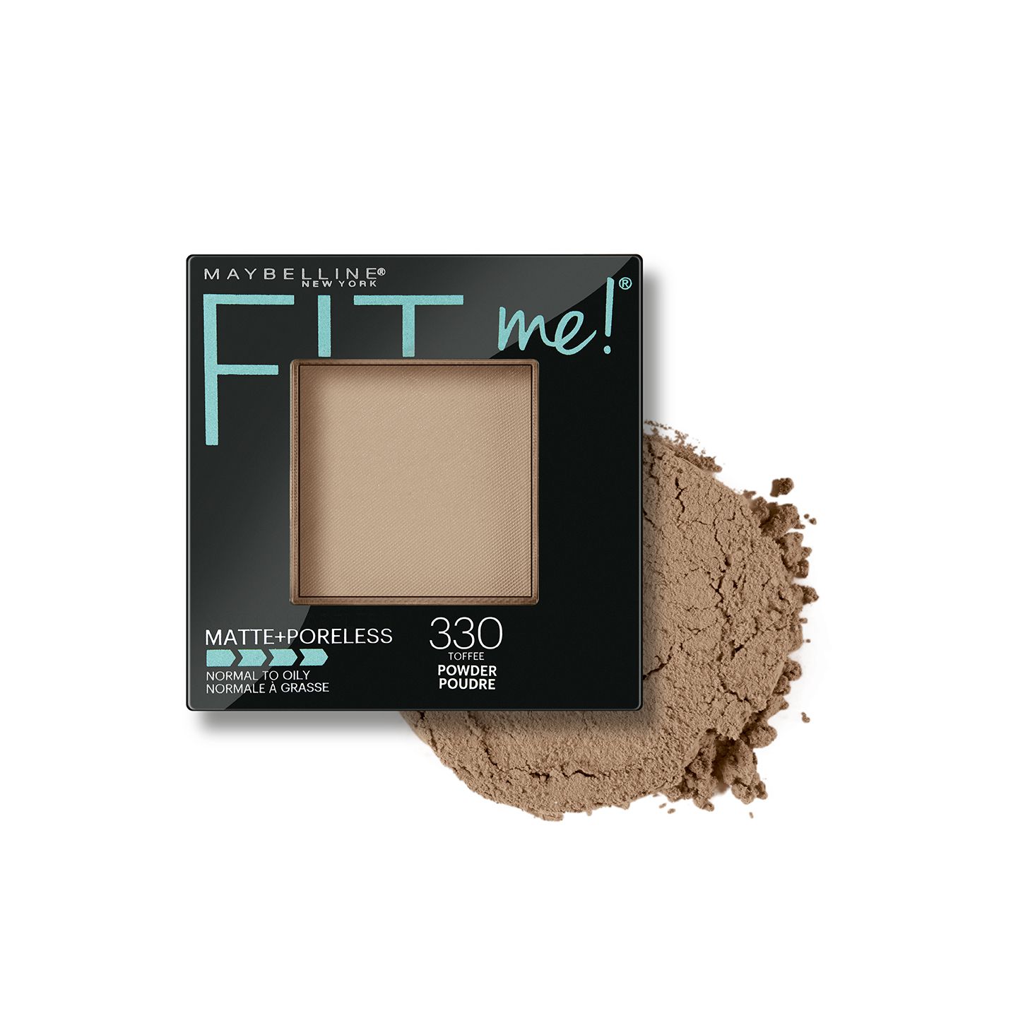 Maybelline FitMe Matte+Poreless Powder Toffee 330: Buy Maybelline FitMe ...