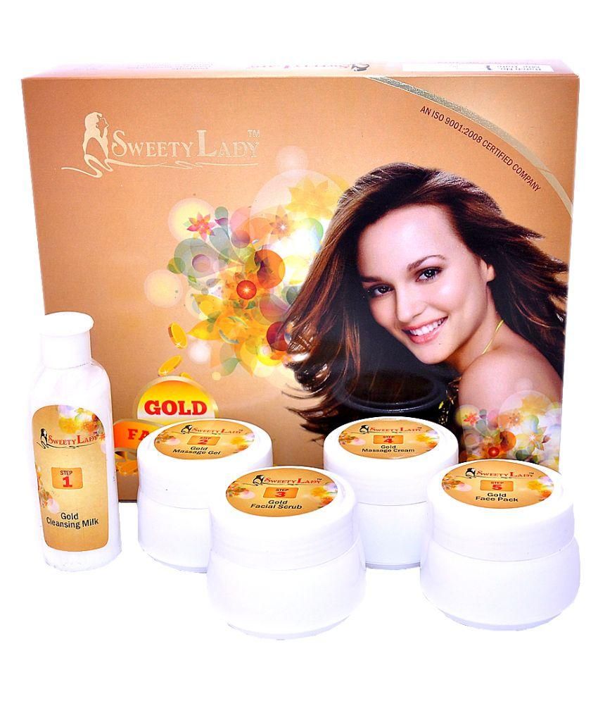 gold sheen facial kit