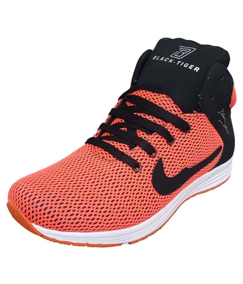 Black Tiger 8063 Sneakers Orange Casual Shoes Buy Black
