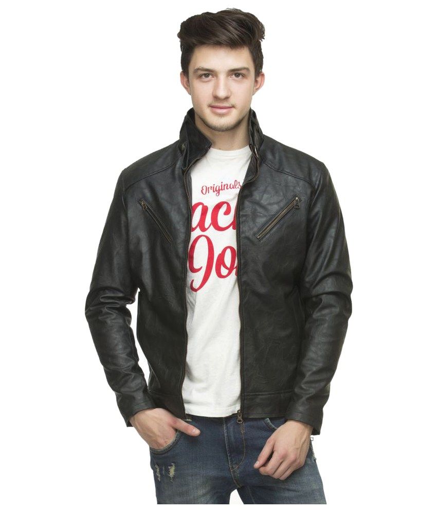 lambency leather jacket