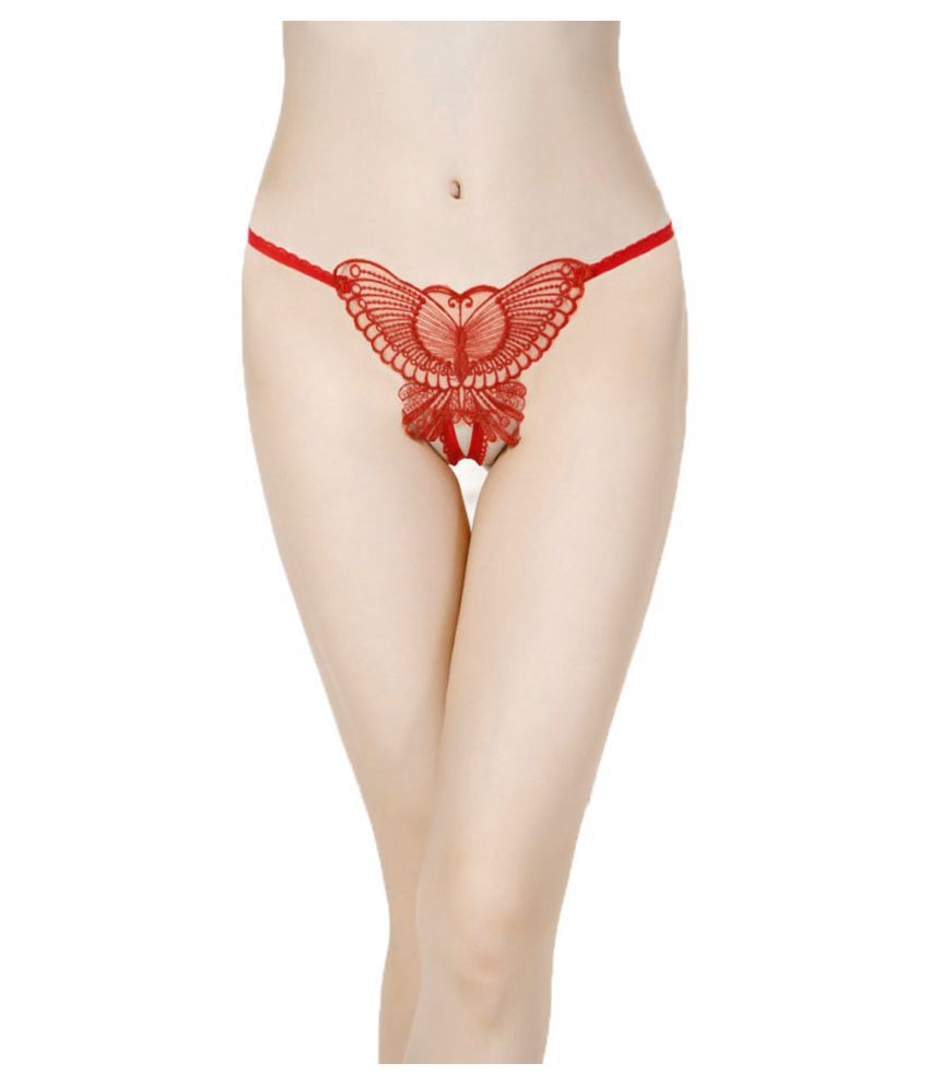 Buy Dealseven Fashion Red Lace Thongs Online At Best Prices In India Snapdeal