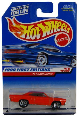 hot wheels 1998 first editions 70 roadrunner