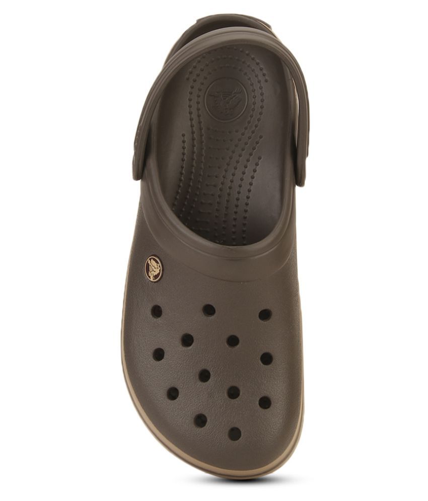 crocs brown sandals