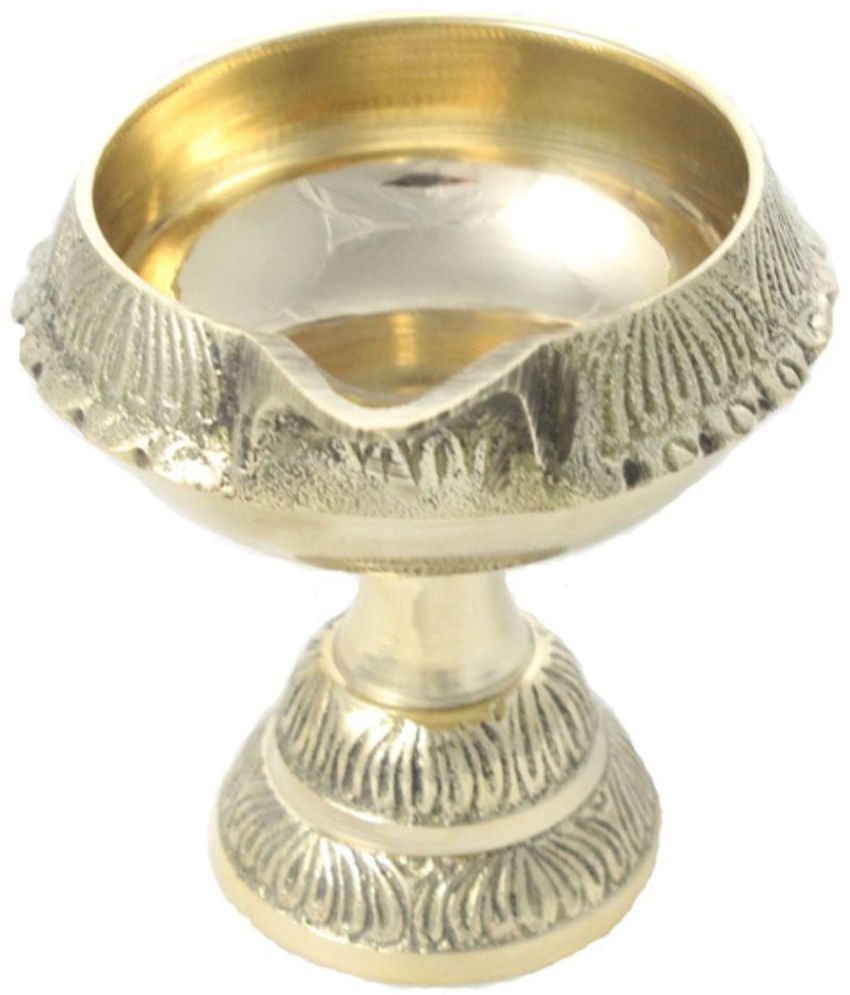 Sarvsiddhi Brass Table Diya - Pack of 1: Buy Sarvsiddhi Brass Table