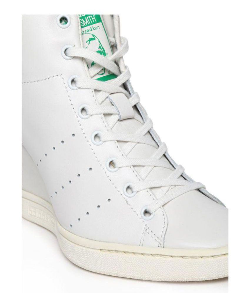 adidas originals white high ankle shoes