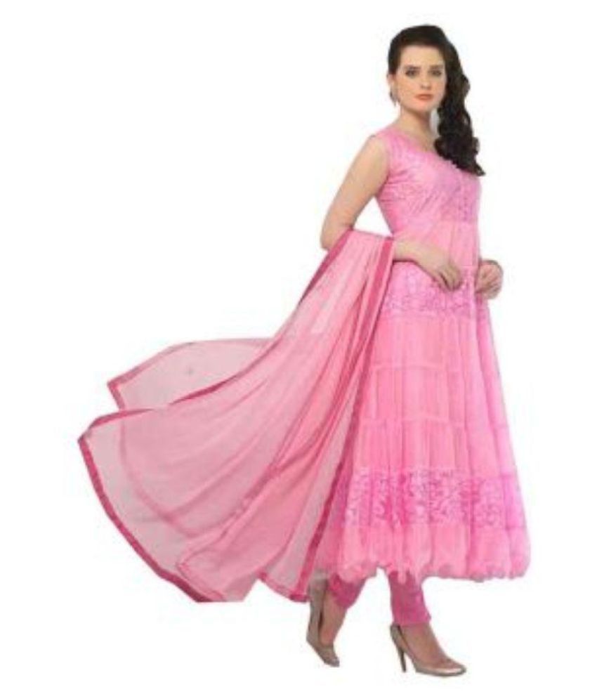 pink frock kurti