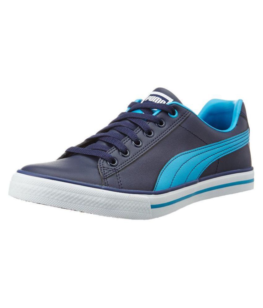 puma navy casual shoes