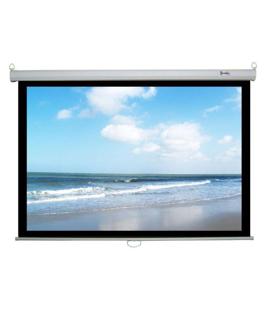 Buy Feris Motorized Projector Screen 8 X 6 Lcd Projector 1024x768 Pixels Xga Online At Best Price In India Snapdeal