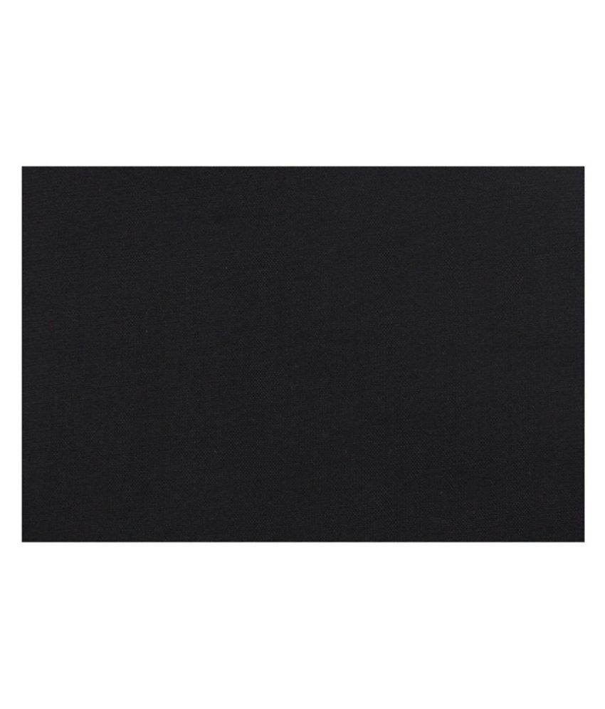 Gwalior - Black Cotton Blend Men's Unstitched Pant Piece ( Pack of 1 )