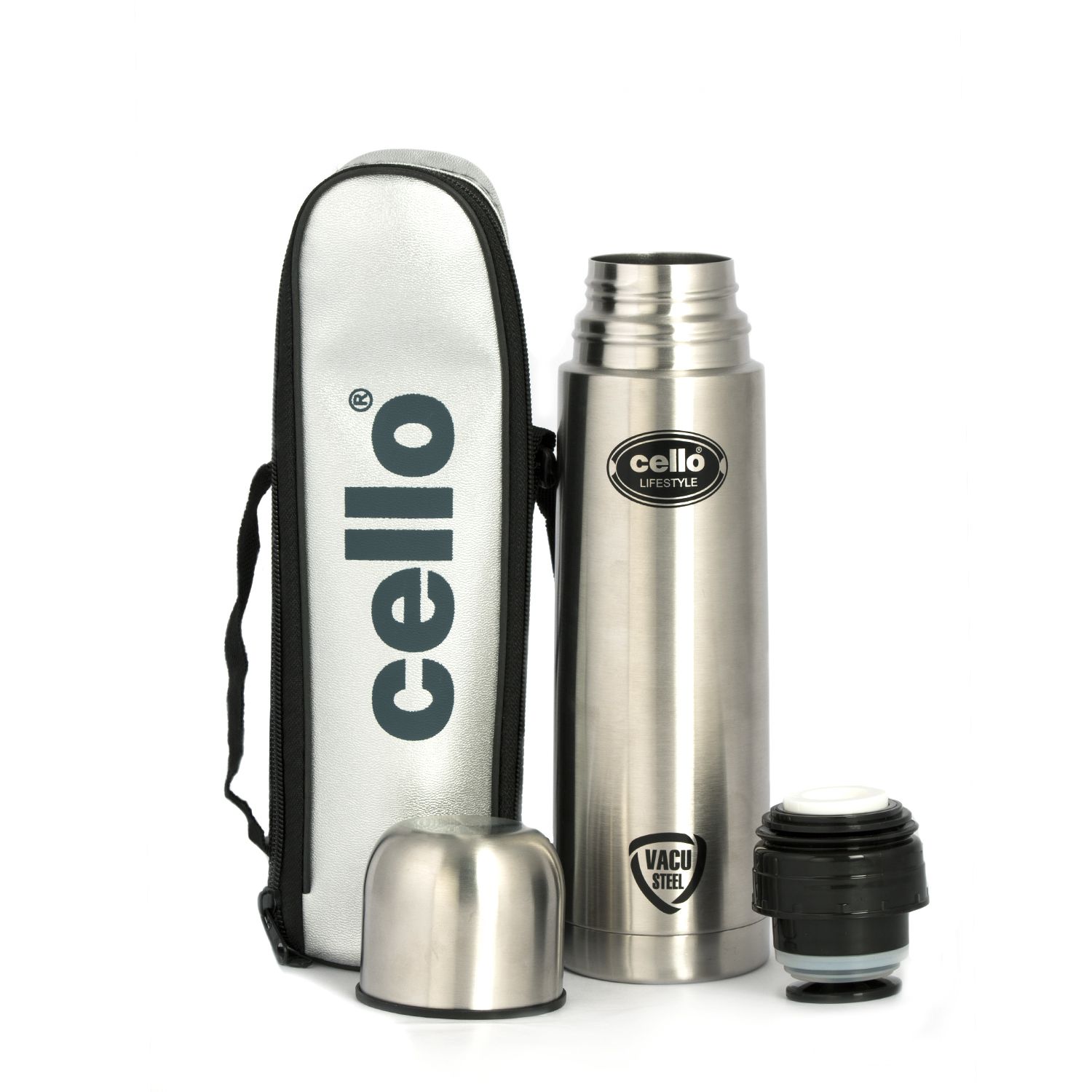 Cello Lifestyle Stainless Steel Flask 1000ml