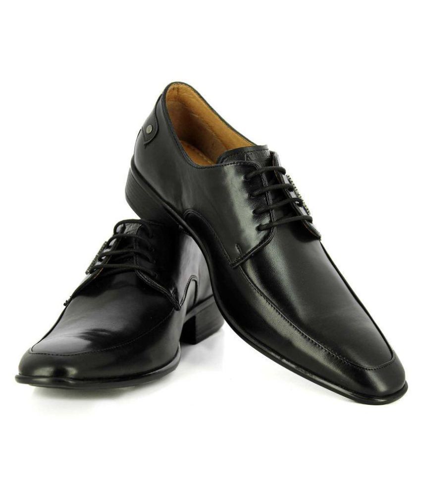 alberto torresi black formal derby shoes