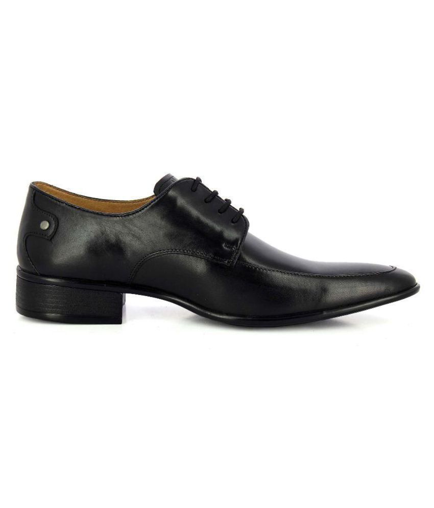 alberto torresi black formal derby shoes