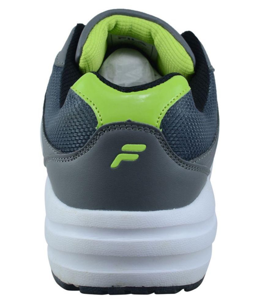 fila torque grey running shoes