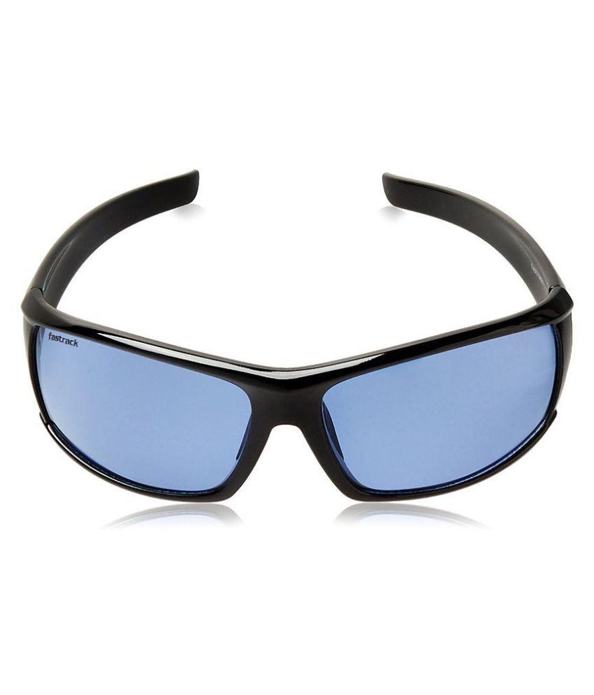 blue wrap around sunglasses