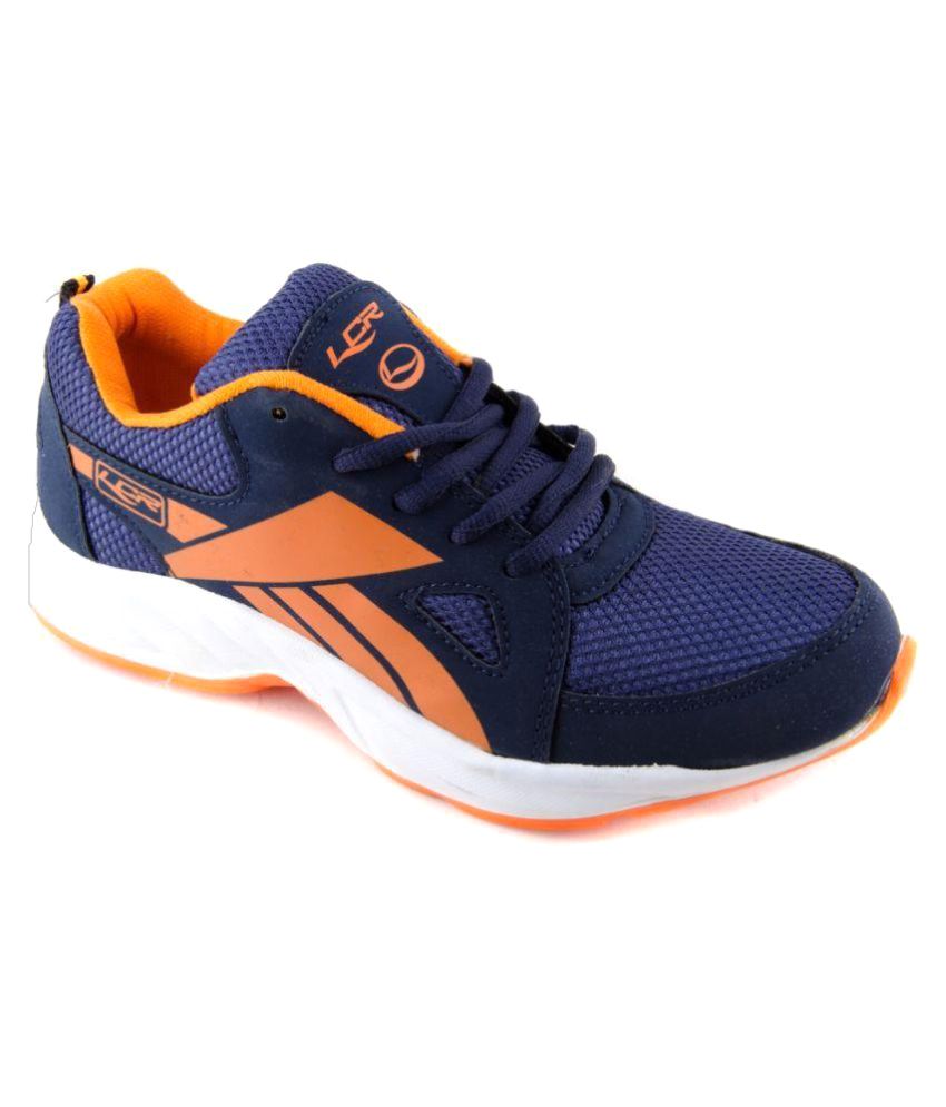 lancer navy blue running shoes