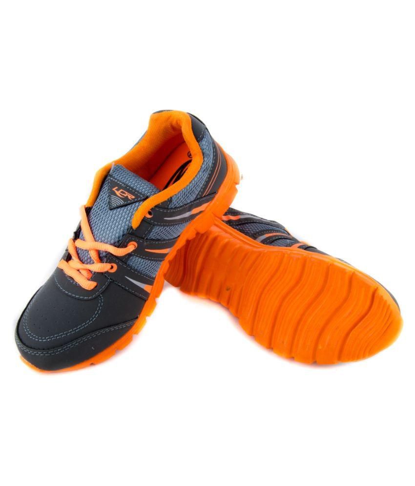 Lancer Kids Grey Sports Running Shoes 