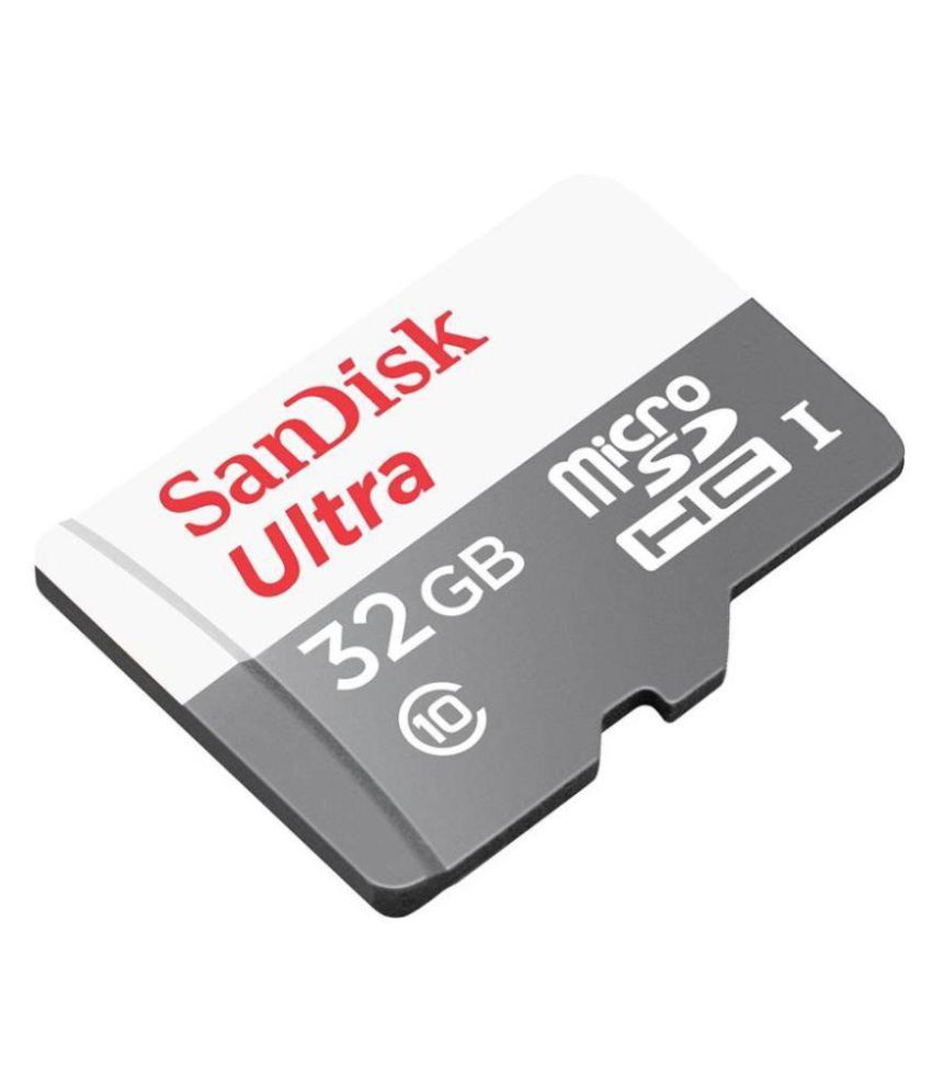 SanDisk Ultra 32 GB MicroSD Card Class 10 48 MB/s Memory Card - Memory