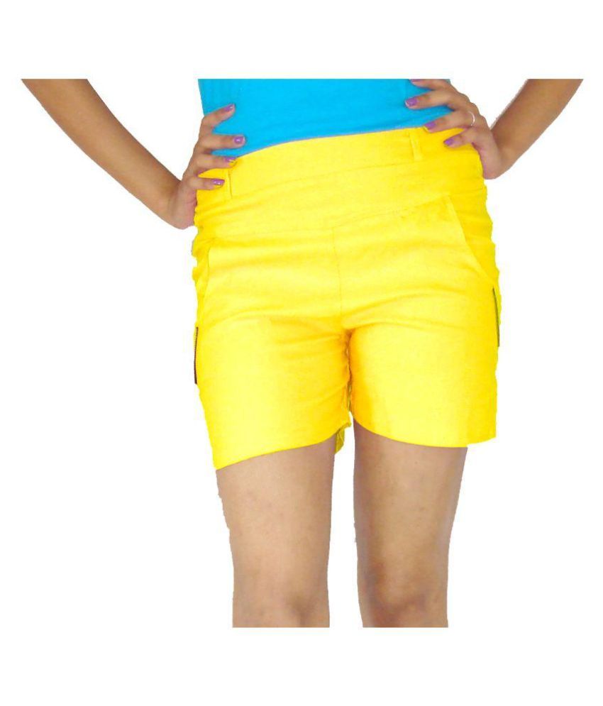 yellow hot pants