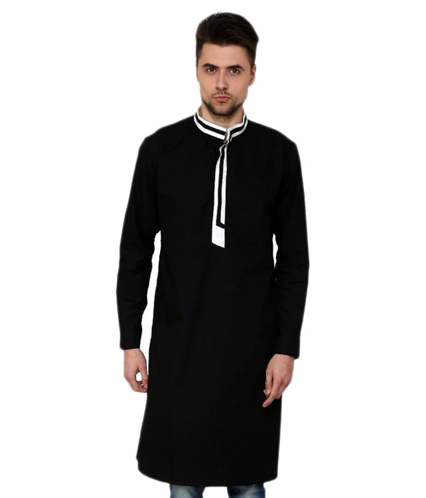 n-f-clothing-black-cotton-kurta-buy-n-f-clothing-black-cotton-kurta