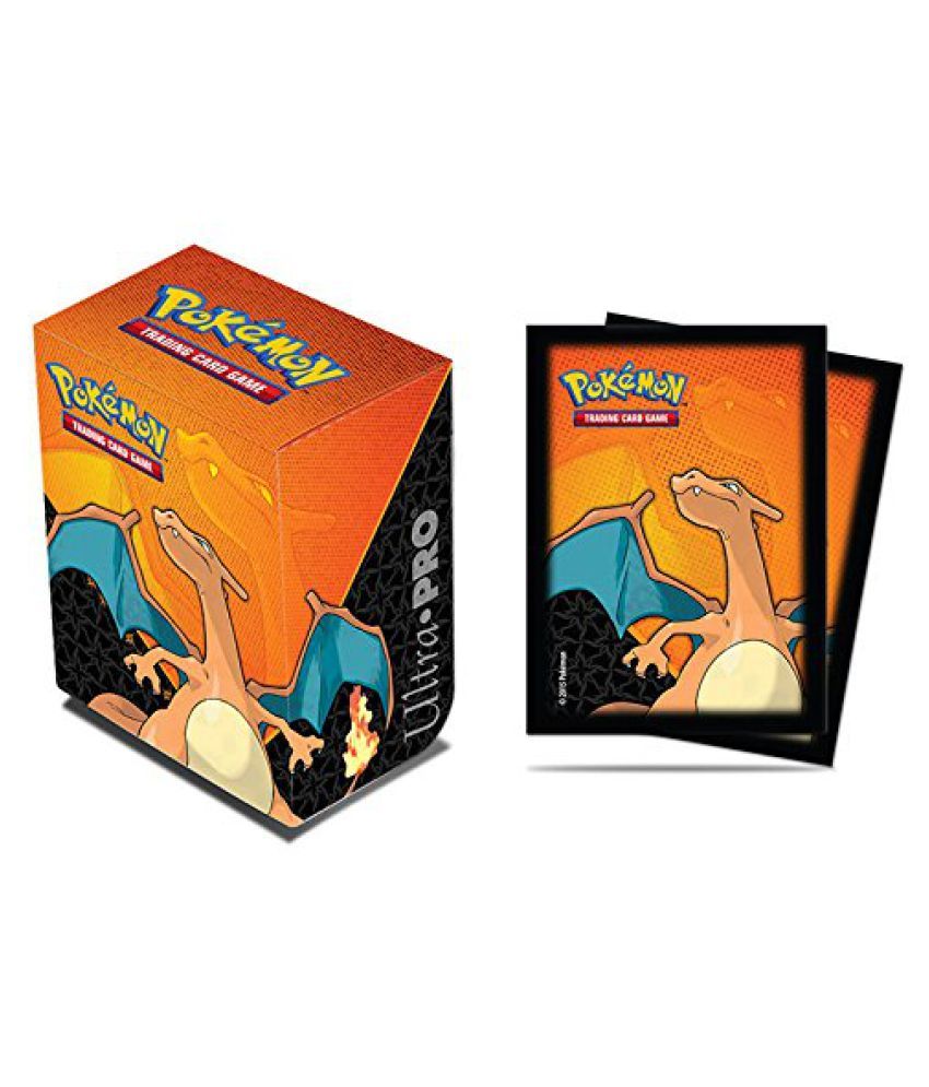 Charizard Pokemon Card Sleeves & Deck Box Set [1 Box, 65 ...