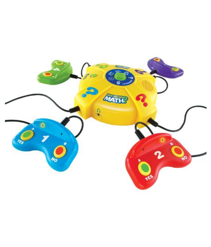 Who Knows Math? Electronic Quiz Game Buy Who Knows Math? Electronic