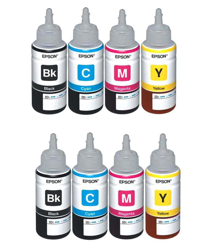     			Epson Multicolour Ink - Pack of 8