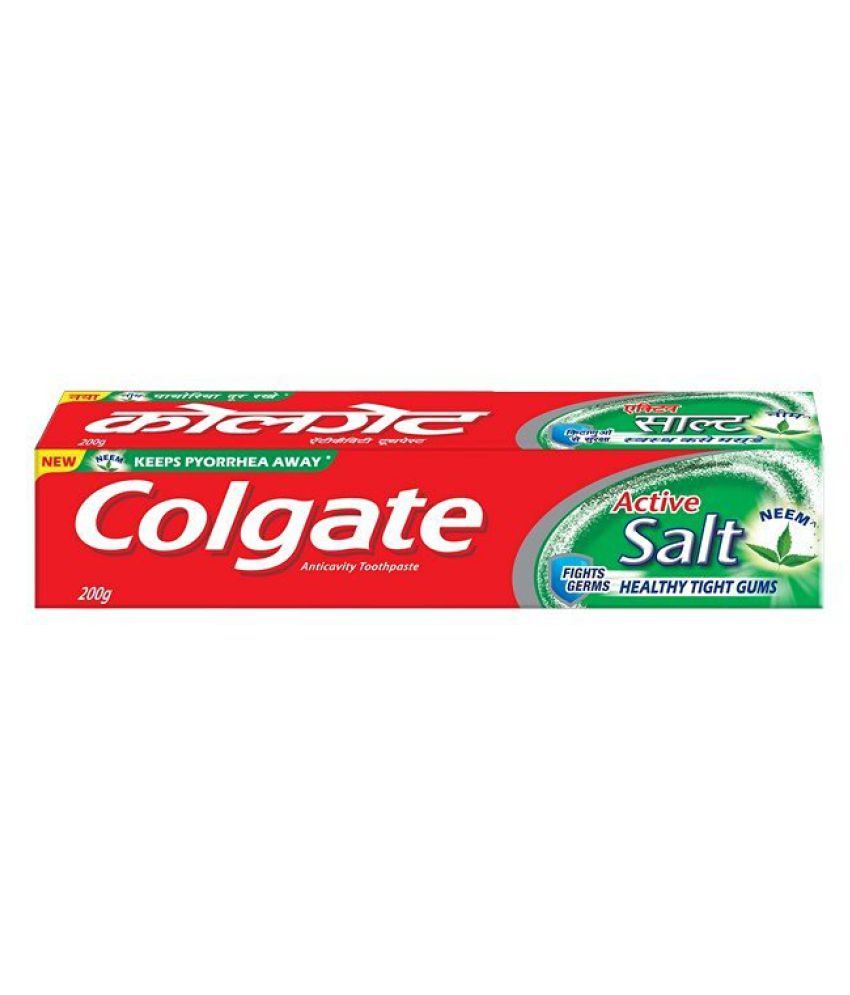 colgate active salt neem ingredients