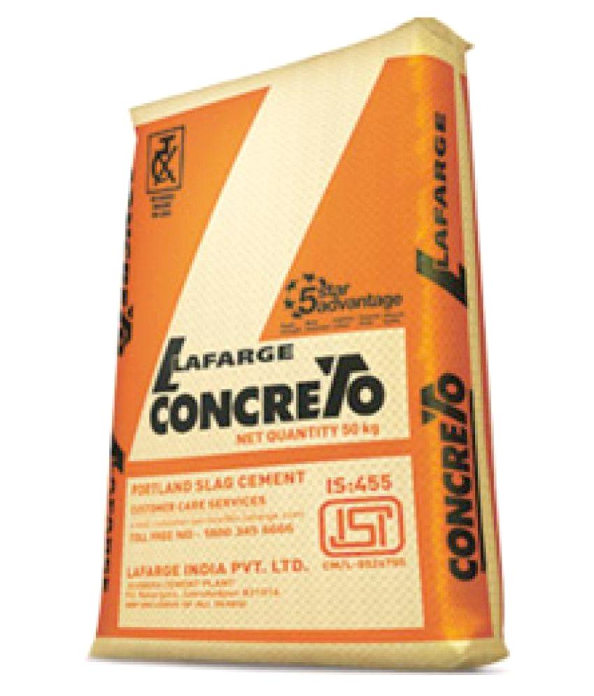 Buy Lafarge Concreto Cement 50 Kg Online at Low Price in India - Snapdeal