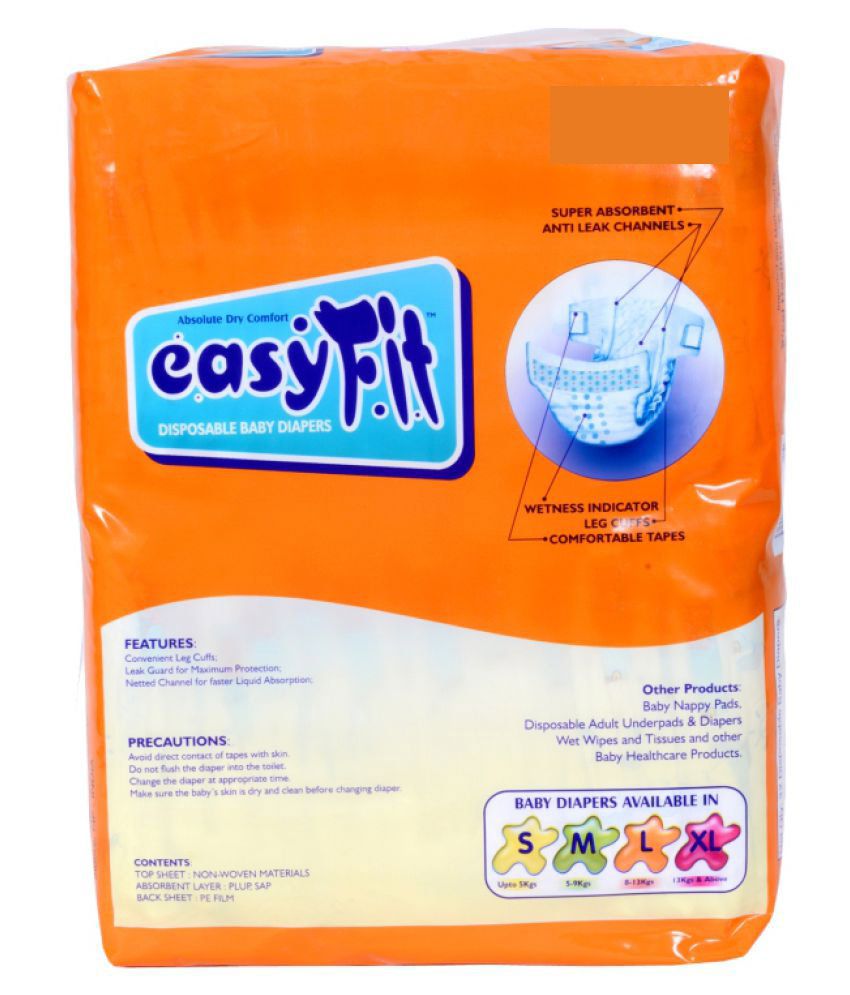 Easyfit Baby Diaper Large 32 Pieces/Pack (pack of 2) Buy Easyfit