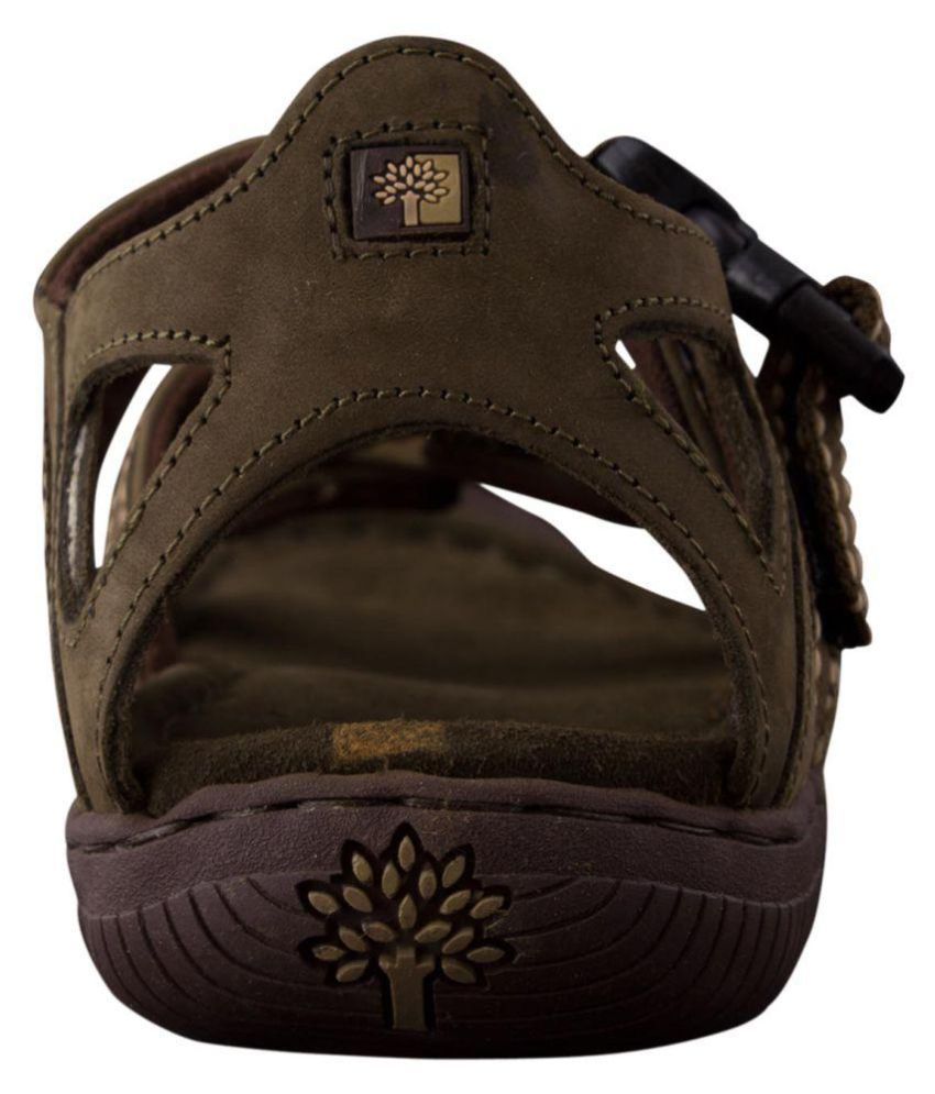 woodland olive floater sandals