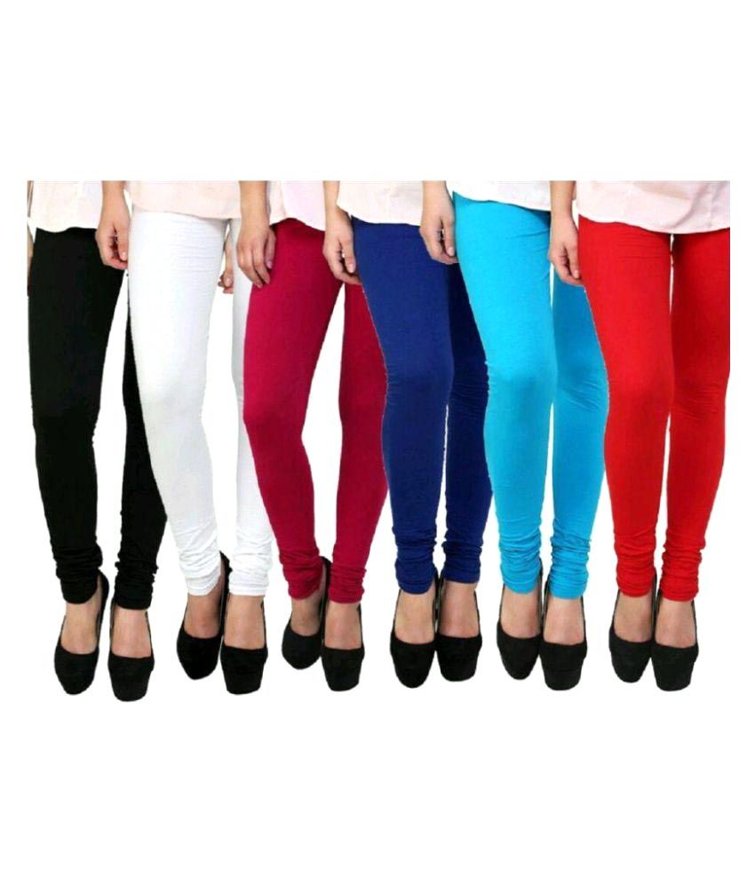 Lux Lyra legging Cotton Lycra Pack of 6 