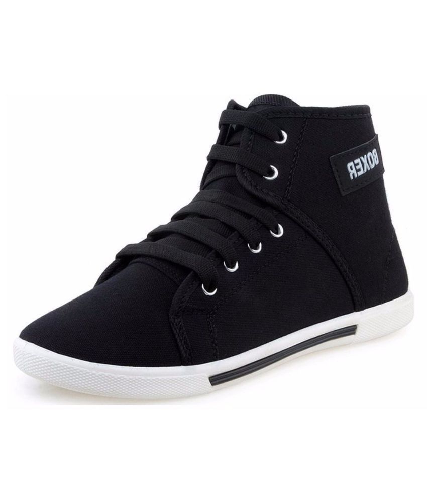 Fu-zone Canvas Shoes Sneakers Black 
