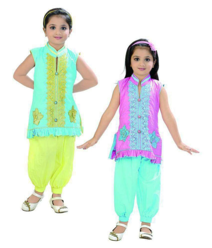 Lily Multicolor Girls Top and Bottom Set Set of 2 Buy Lily