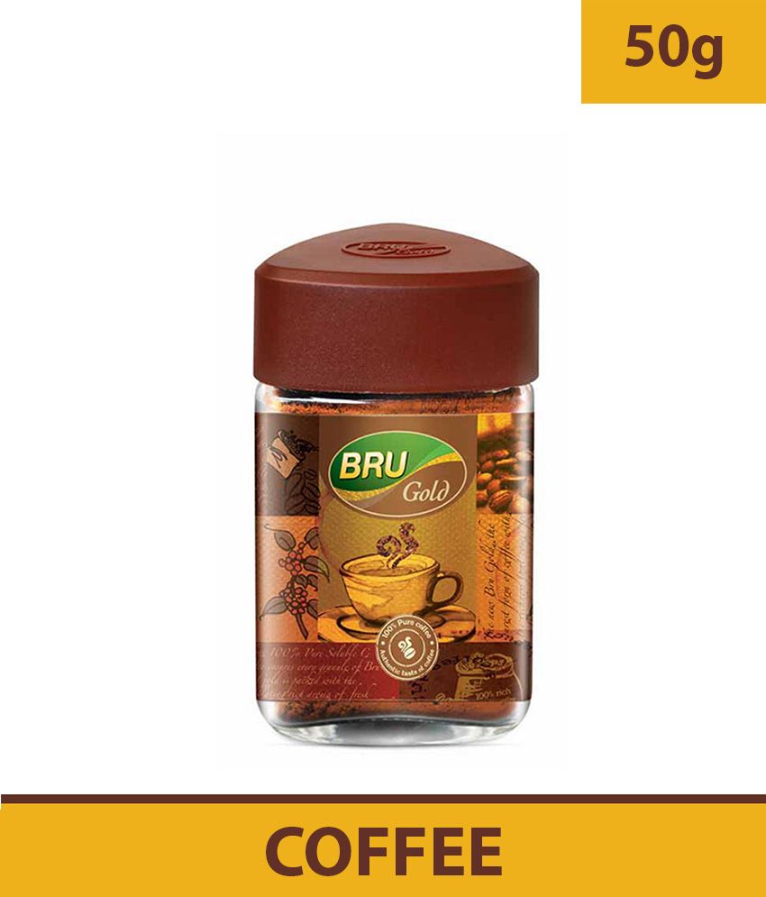 BRU Gold Instant Coffee 50 g Buy BRU Gold Instant Coffee 50 g at Best
