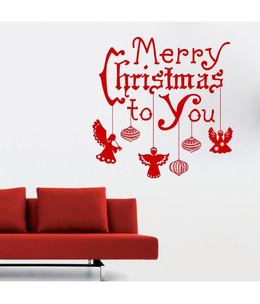     			Decor Villa Merry Christmas Vinyl Wall Stickers