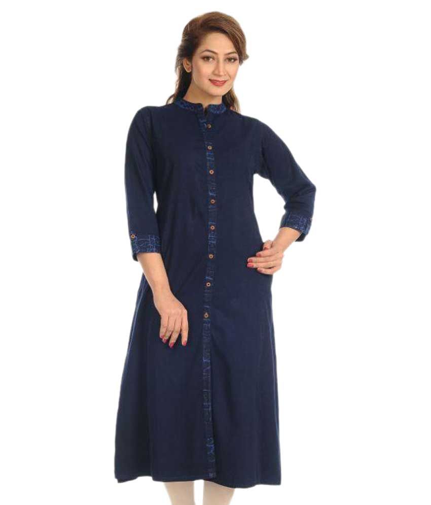 Snapdeal denim kurti