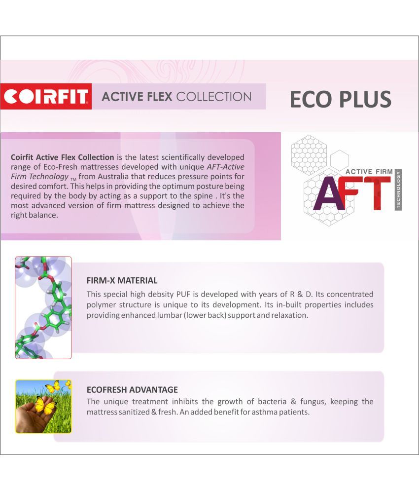 Coirfit Ecofoam Mattress 9 cm(3.5 in) Foam Mattress Buy Coirfit