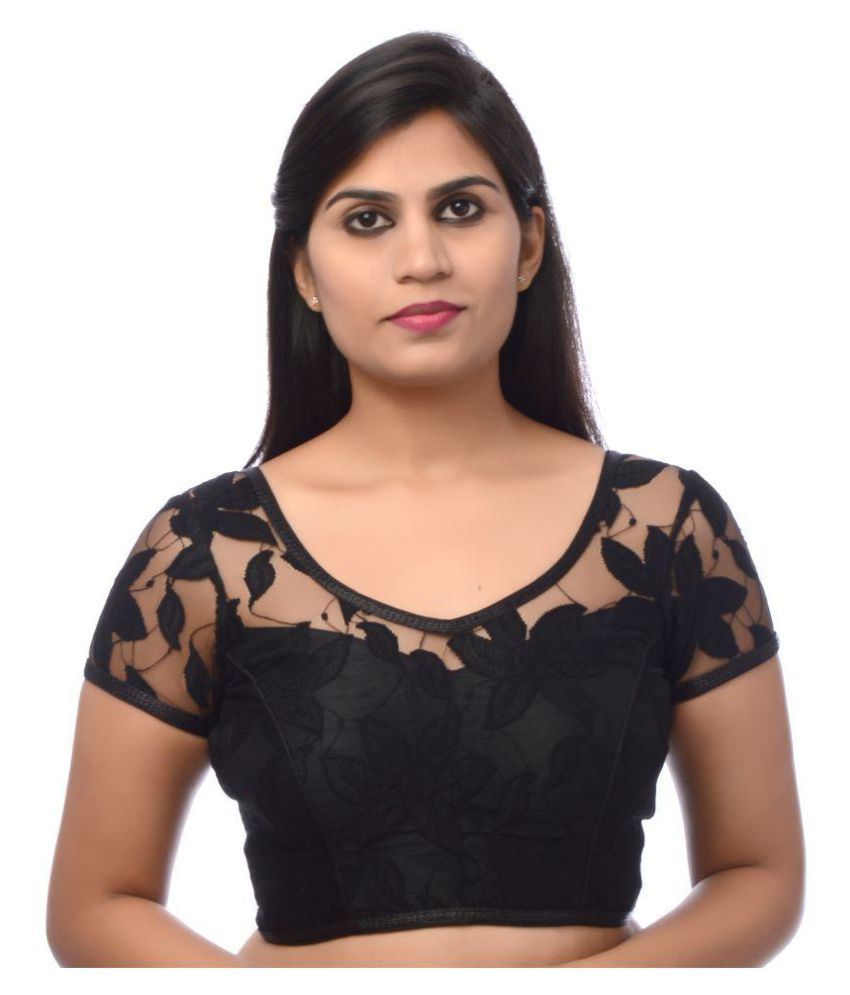 black designer blouse online