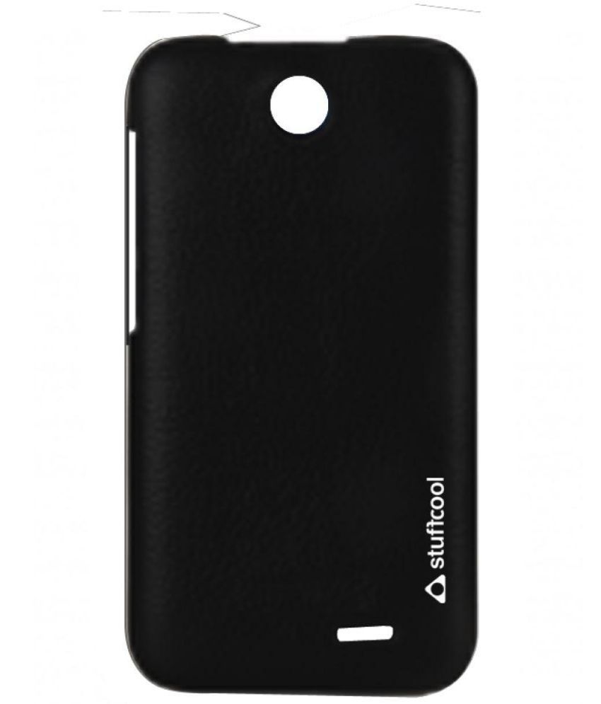 HTC Desire 310 Cover by STUFFCOOL - Black - Plain Back Covers Online Low Prices | Snapdeal India