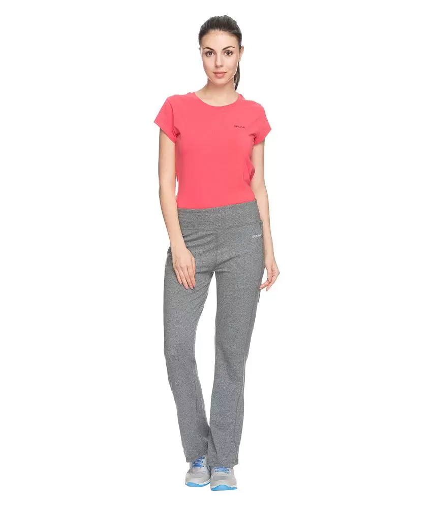 SPUNK by fbb Solid Women Grey Track Pants - Buy SPUNK by fbb Solid Women  Grey Track Pants Online at Best Prices in India | Flipkart.com