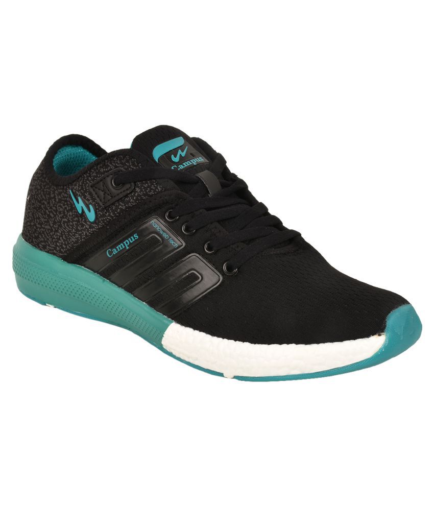 Campus Battle Black Running Shoes - Buy 