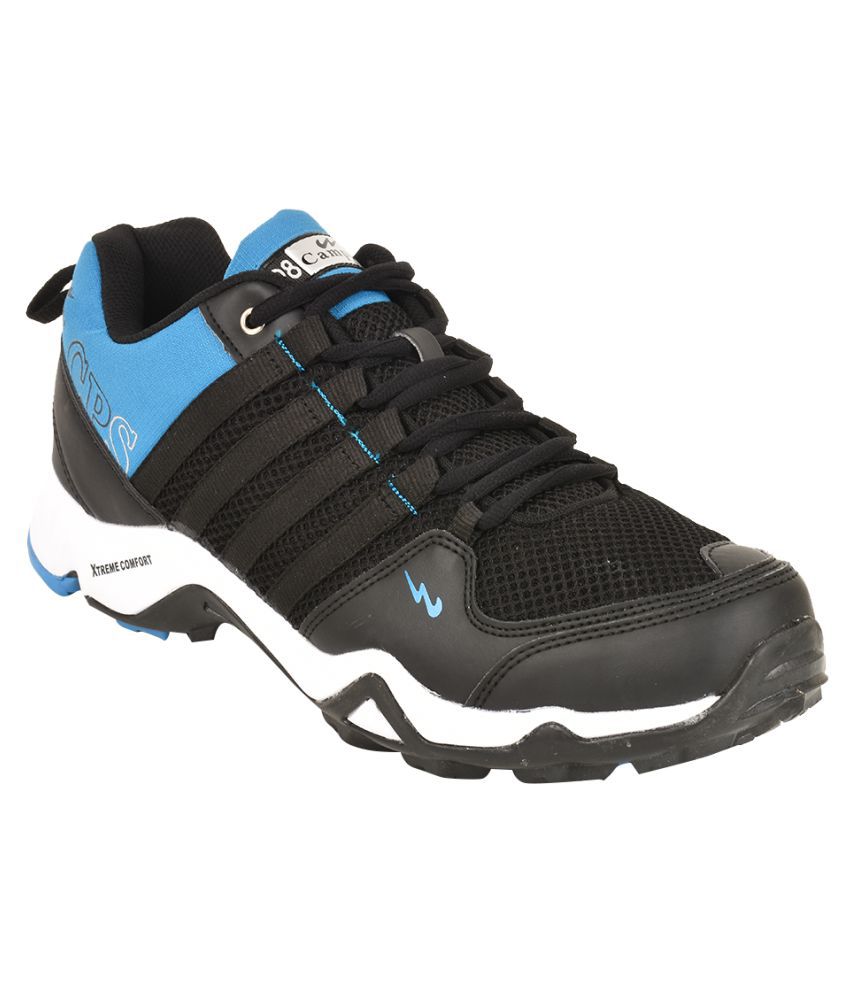 Campus Triggeer Black Running Shoes 