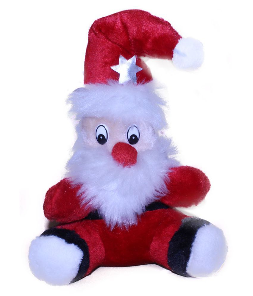     			Tickles Santa Claus Christmas Stuffed Soft Plush Toy Kids Birthday Christmas (Size: 32 cm Color: Red)