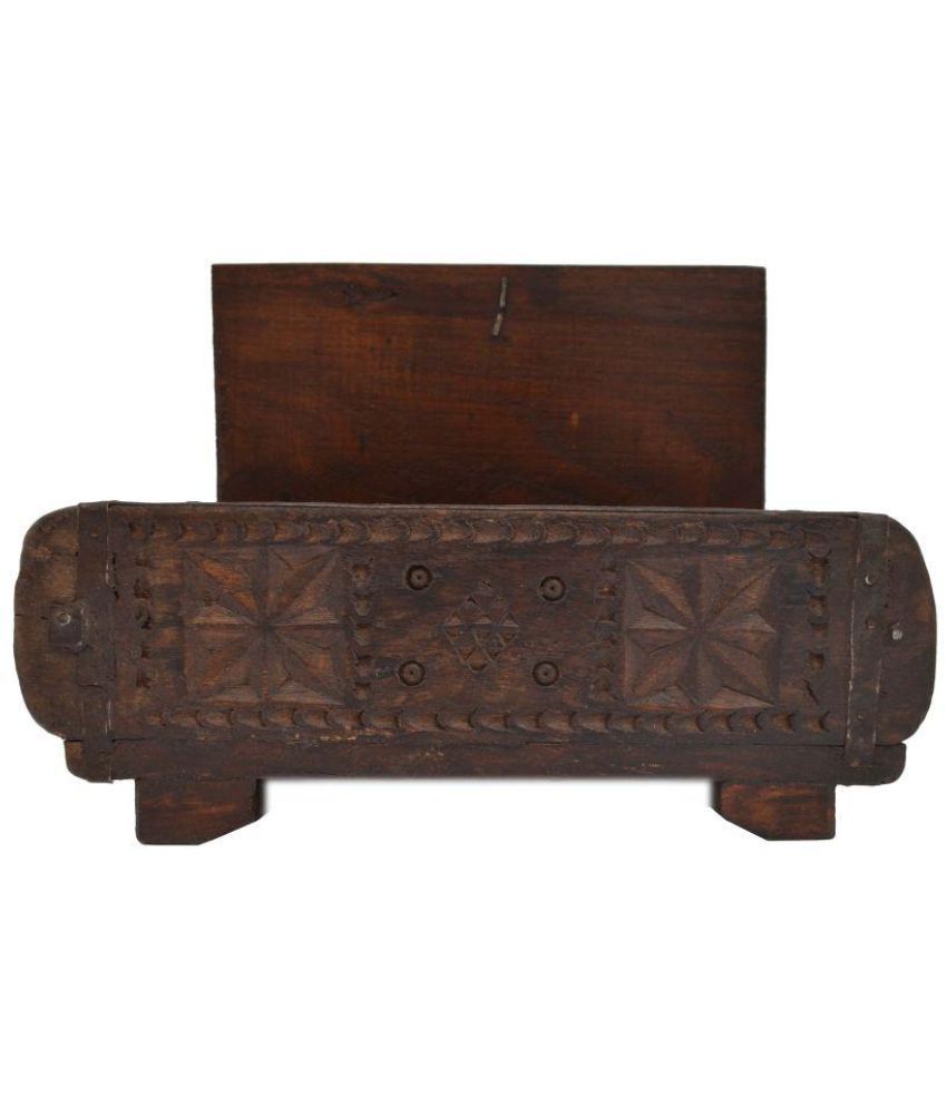 Artlivo Vintage Wooden 2 Niche Rectangular E Box Artlivo Vintage Wooden 2 Niche Rectangular E Box Container Set Of 1
